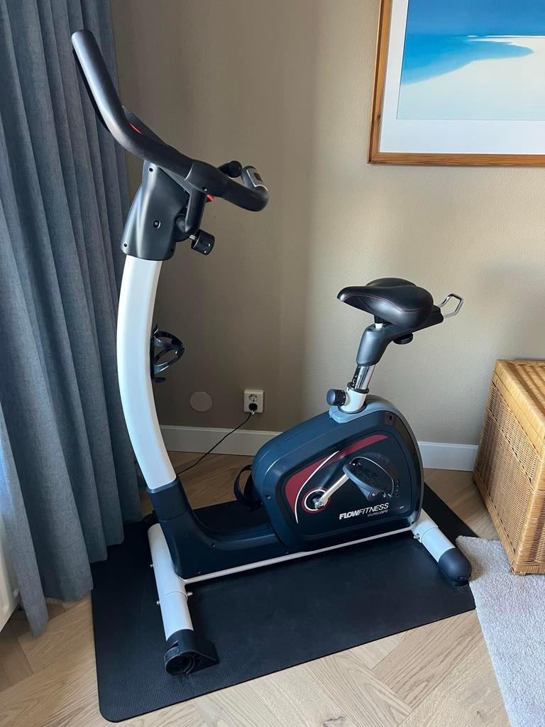 Flow Fitness Turner DHT350UP Hometrainer, Ophalen, Zo goed als nieuw, Metaal, Benen