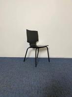 2 x Vergaderstoel Gispen, design, zwart, Van der Sluis, Ophalen, Gebruikt, Twee, Zwart