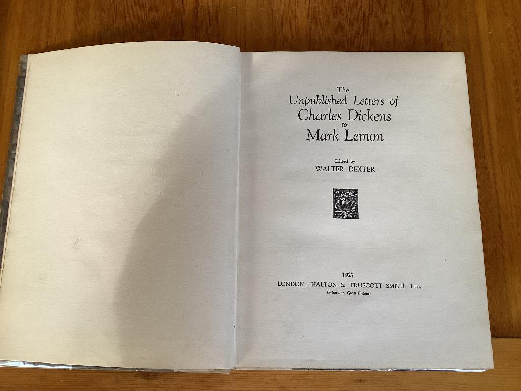 Charles Dickens, unpublished letters, no 35 of 525, Boeken, Verzenden, Gelezen, Charles Dickens