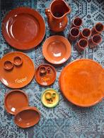 Spaans aardewerk servies Tapas, Gebruikt, Ophalen of Verzenden, Bord(en), Overige stijlen