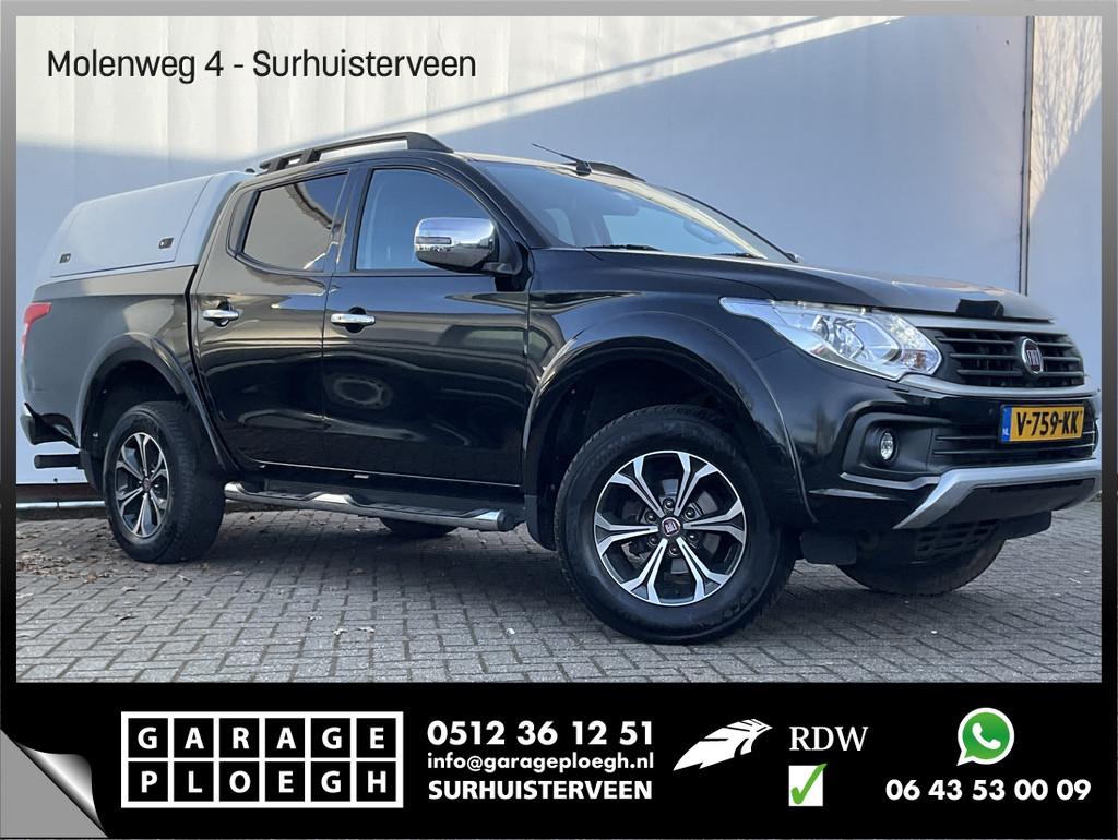 Fiat Fullback 5-Pers 2.4D LX Double Cab Trekhaak 3500kg Leer, Auto's, Fiat, Gebruikt, Euro 6, 4 cilinders, 181 pk