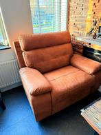 Comfortabele bruine relaxfauteuil - Zo goed als nieuw, Huis en Inrichting, Ophalen, Zo goed als nieuw, Stof, 75 tot 100 cm