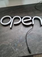 LED Neon Open Sign - Wit Licht (15x40cm), Ophalen of Verzenden, Zo goed als nieuw, Modern, Neon, Reclame
