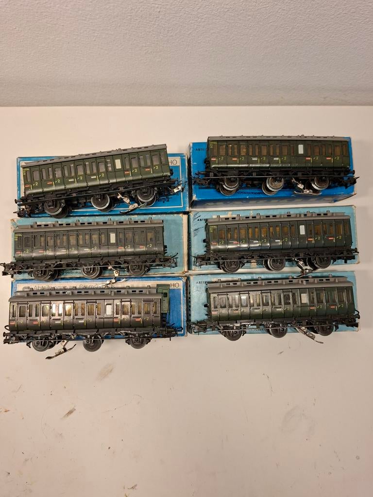 2 Wagons Marklin n° 4004 + n° 4005 - HO - Modélisme