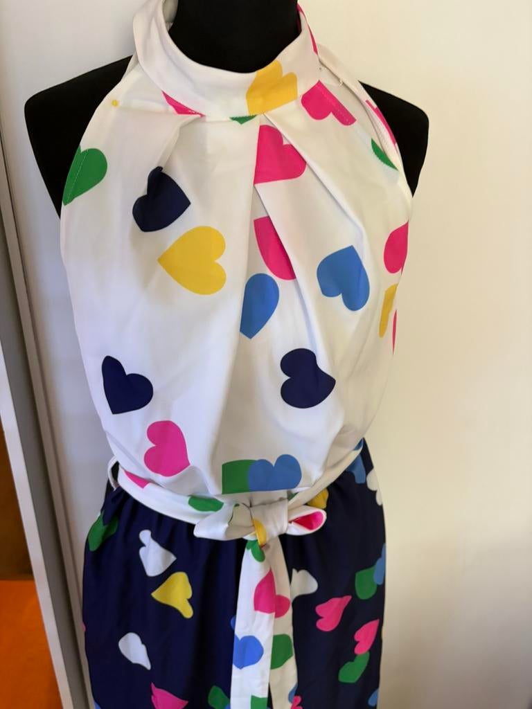 Jumpsuit met hartjes, Ophalen of Verzenden, Nieuw, Maat 38/40 (M), Overige kleuren