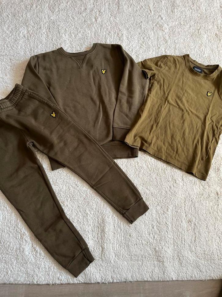 Lyle & Scott set maat 122 128 (trui, broek, t-shirt), Kinderen en Baby's, Kinderkleding | Maat 128, Zo goed als nieuw, Jongen