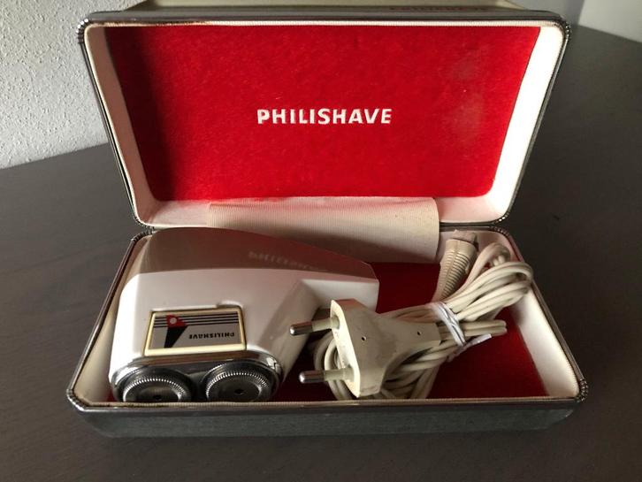 P H I L I S H A V E  (jaren '60); Prima werkend, Witgoed en Apparatuur, Persoonlijke-verzorgingsapparatuur, Gebruikt, Scheren en Epileren