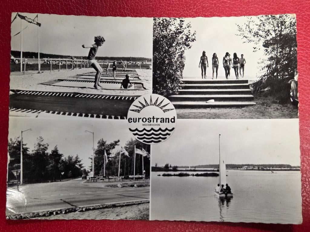 Westerhoven bij Valkenswaard Eurostrand, Verzamelen, Ansichtkaarten | Nederland, Ophalen of Verzenden, 1960 tot 1980, Noord-Brabant