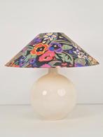 Vintage wit keramiek bollamp tafellamp bol ‘70 sphere lamp, N, N, Overige materialen, Vintage