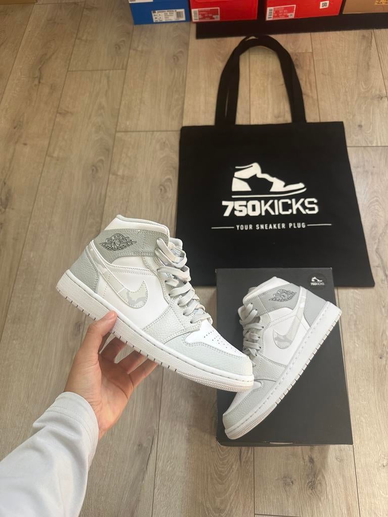 Jordan 1 Mid Grey Camo DC9035-100 Maat EU42,5 42.5, Overige kleuren, Nieuw, Ophalen of Verzenden, Sneakers of Gympen