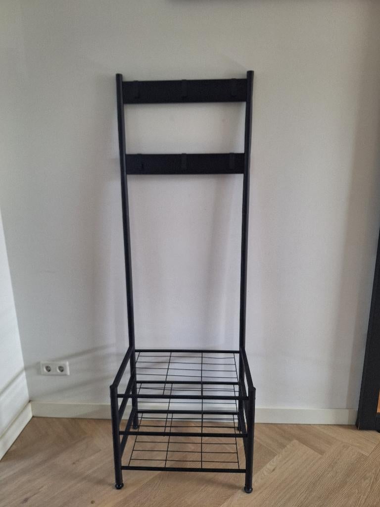 Garderobe rek / kapstok, Huis en Inrichting, Woonaccessoires | Kapstokken, Ophalen, Gebruikt, Metaal, Staande kapstok