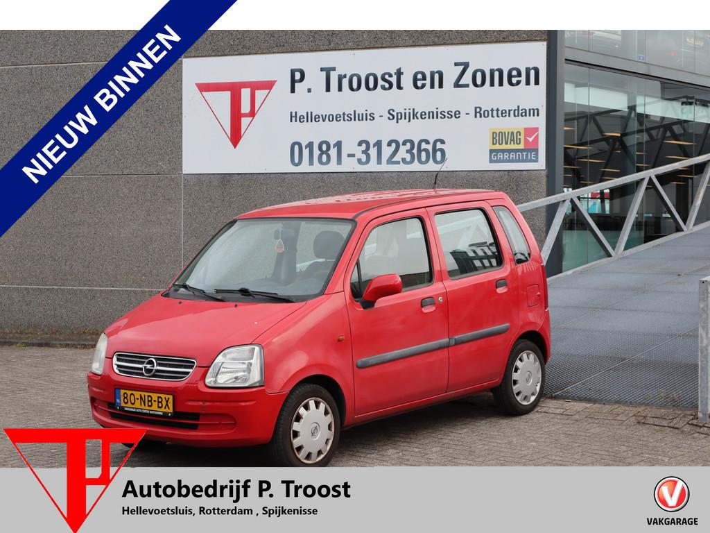 Opel Agila 1.2-16V Comfort MEENEEMPRIJS/HANDELSPRIJS/EXPORTP, Auto's, Voorwielaandrijving, Zwart, Origineel Nederlands, Bedrijf