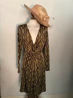 VANDENVOS DRESS MOCCA/YELLOW, Maat 38/40 (M), Overige kleuren, Verzenden, Zo goed als nieuw