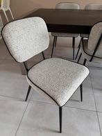 Eettafel met 6 stoelen - zware kwaliteit, zo goed als nieuw, Ophalen, Zo goed als nieuw, 6 tot 8 stoelen