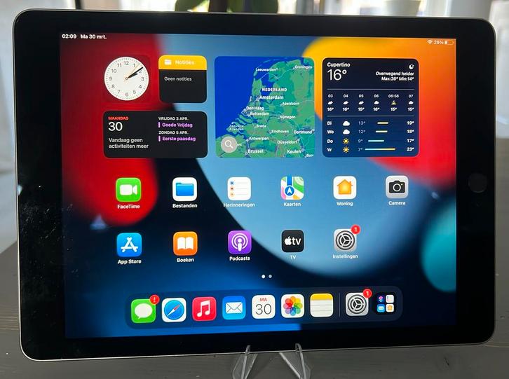 Nette Apple iPad Air 2 - 32GB - Spacegrijs, Computers en Software, Apple iPads, Zo goed als nieuw, Apple iPad Air, 10 inch, 32 GB