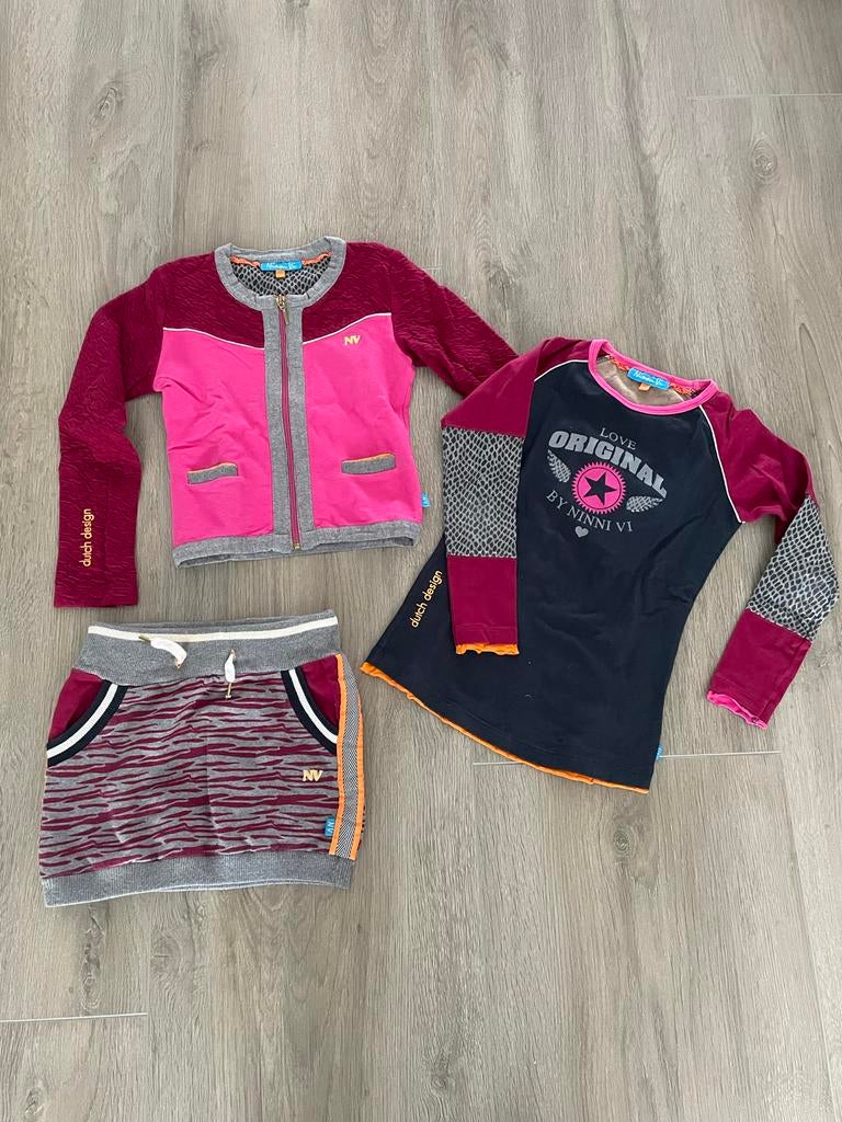Ninni Vi setje, maat 122-128, Kinderen en Baby's, Kinderkleding | Maat 128, Ophalen of Verzenden, Gebruikt, Meisje, Setje