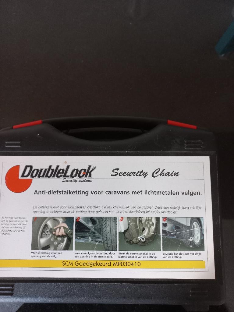 caravan kettingslot, Ophalen of Verzenden, Zo goed als nieuw