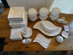 Uitgebreid Maxwell & Williams White Basics servies, Ophalen of Verzenden, Zo goed als nieuw, Effen, Porselein