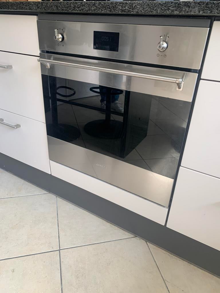 Prima Smeg 3 kW inbouw oven, Gebruikt, Oven, Hete lucht, Inbouw