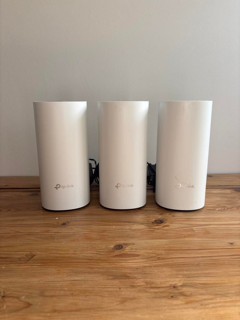 TP-Link wifi versterkers - Deco M4 (3-pack), Ophalen of Verzenden, Gebruikt, Router
