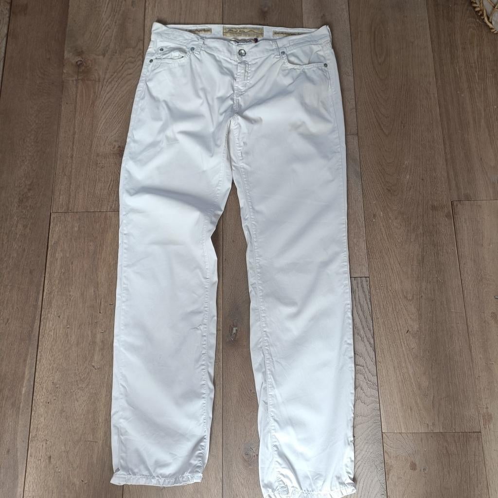 Jacob Cohen Witte Jeans - Maat W34, Wit, Ophalen of Verzenden, Zo goed als nieuw, Jacob Cohen