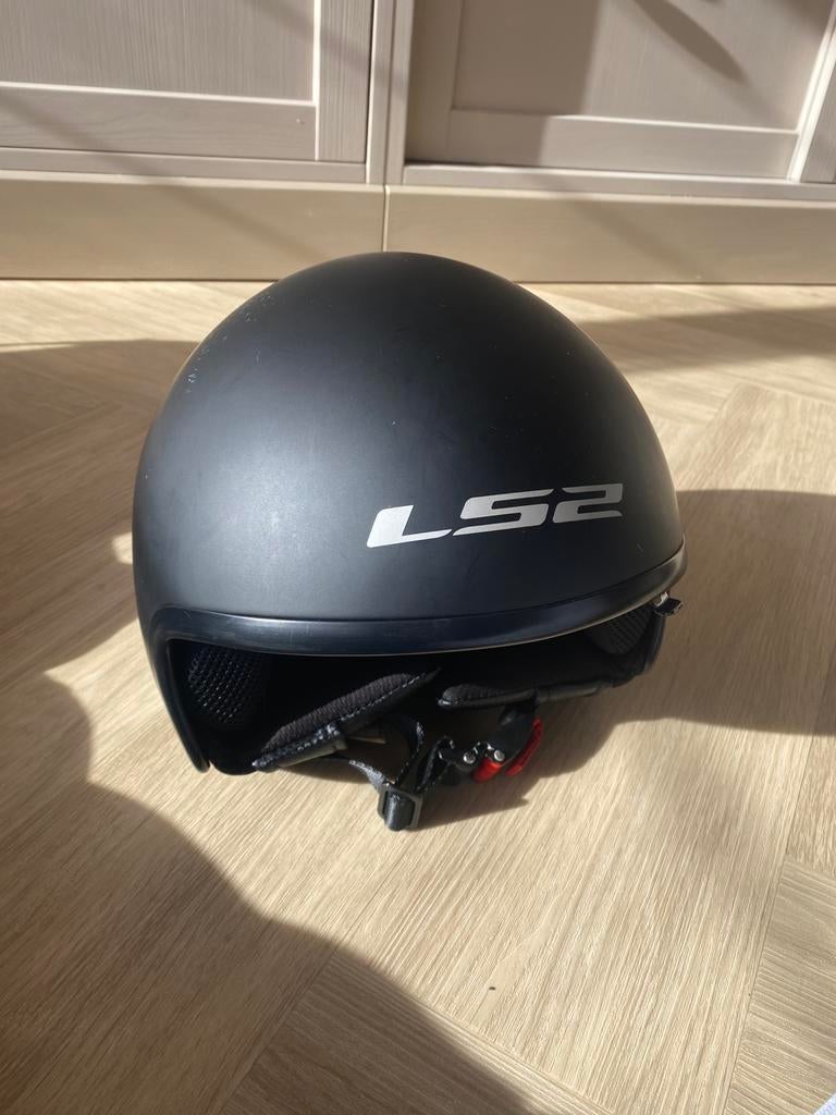 LS2 (OF56) Wave Scooterhelm, Fietsen en Brommers, Brommerhelmen, Ophalen, Zo goed als nieuw