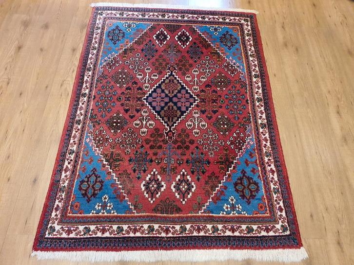 Vintage handgeknoopt perzisch tapijt mey mey 163x112, Huis en Inrichting, Stoffering | Tapijten en Kleden, Gebruikt, 100 tot 150 cm