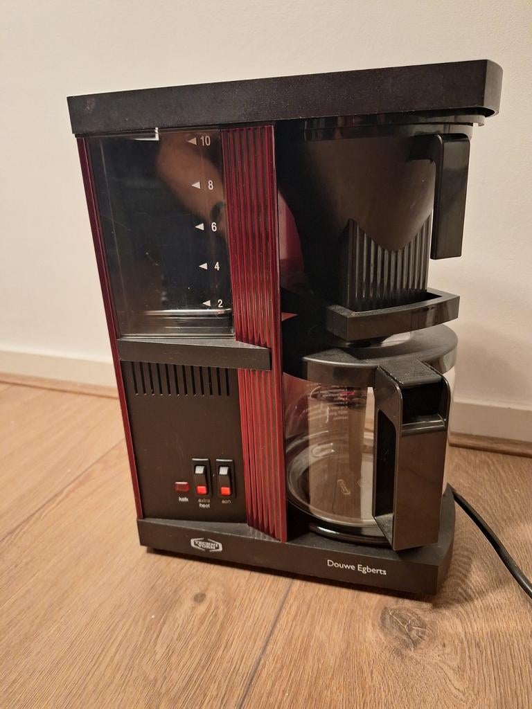 Moccamaster type GCS rood, Gebruikt, Koffiemachine, Gemalen koffie, Ophalen of Verzenden