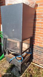 HOUTKACHEL -- ALLESBRANDER MET SCHUIF RAAM  ONG 7/8 KW, Huis en Inrichting, Kachels, Ophalen, Gebruikt, Houtkachel, Vrijstaand