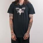 Vintage Iron Monkey T-shirt 90s Zeldzaam 1990 V-Neck Zwart L, Ophalen of Verzenden, Zo goed als nieuw, H, Kleding