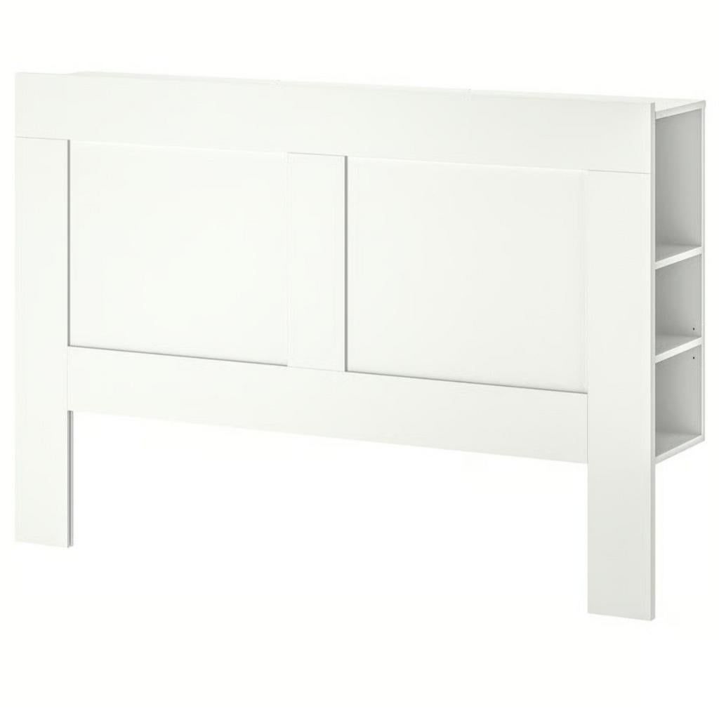 Hoofdbord bed Brimnes 180 breed, Ophalen, Wit, Tweepersoons, Zo goed als nieuw