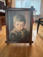 Schilderij verdrietig jongetje, Antiek en Kunst, Ophalen