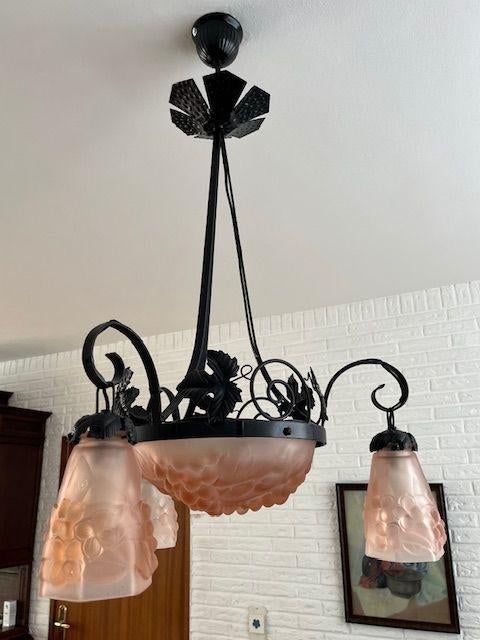 antieke franse lamp, Antiek en Kunst, Ophalen