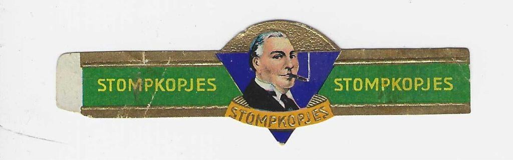 Klassiek 20 - 470   stompkop    sigarenbandjes, Ophalen of Verzenden, Gebruikt, Sigarenbandjes