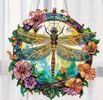Raamhanger Libelle met stras steentjes, Ophalen of Verzenden, Nieuw