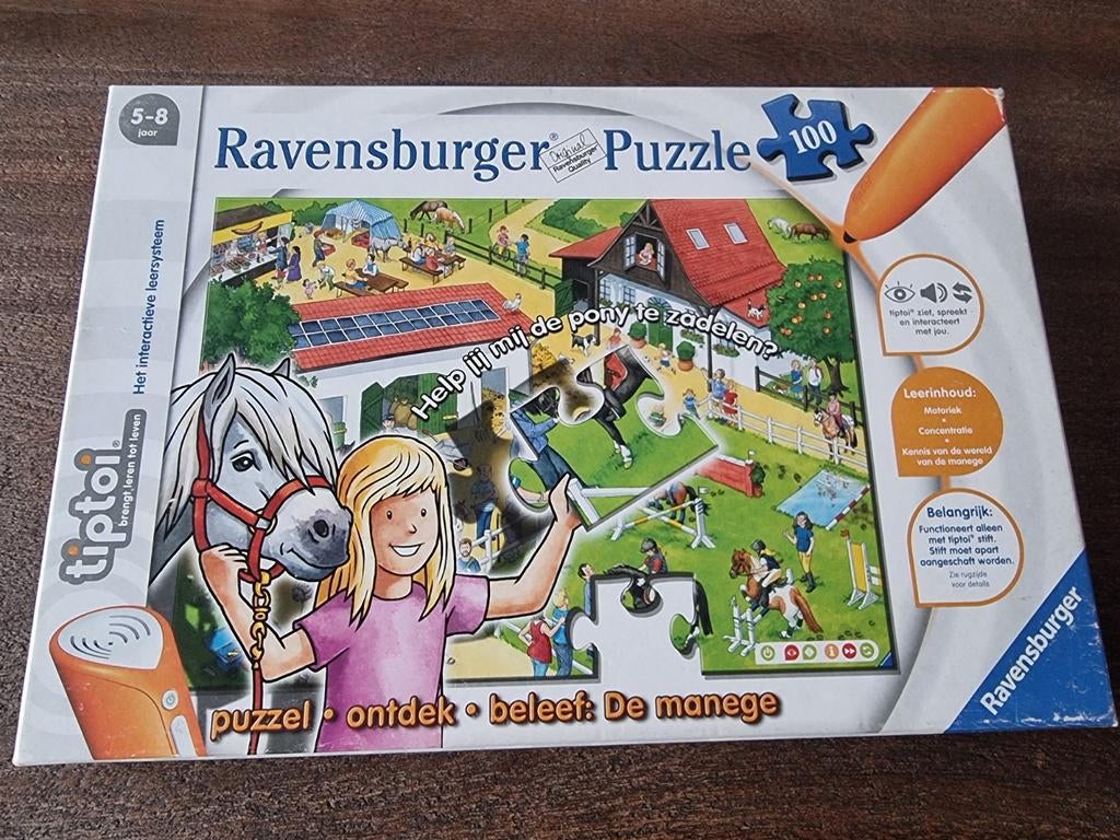 Tiptoi puzzel De Manege, Ophalen, Zo goed als nieuw