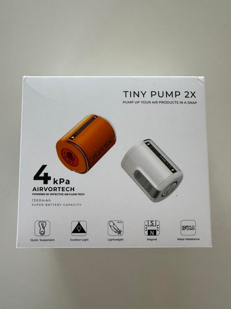 Flextail Tiny Pump 2x: Ultieme 3-in-1 Buitenpomp met Lamp, Caravans en Kamperen, Ophalen of Verzenden, Nieuw