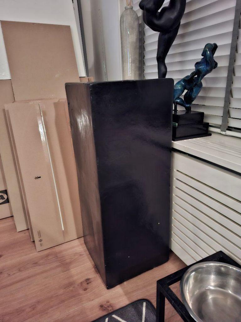 grote zware keramiek pot 85 cm. hoog, Tuin en Terras, Bloempotten, Gebruikt, Binnen, Overige vormen, Aardewerk