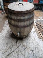 Regenton/dompelbad hardhout wijnvat, 150 liter of meer, Ophalen, Hout