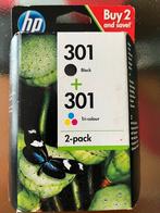 HP 301 Cartridges - Zwart & Kleur - Nieuw/Geopend, Computers en Software, Printerbenodigdheden, Ophalen of Verzenden, Nieuw, Cartridge
