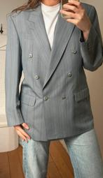 Oversized double breasted blazer Grey L, Maat 42/44 (L), Ophalen of Verzenden, Zo goed als nieuw, Jasje