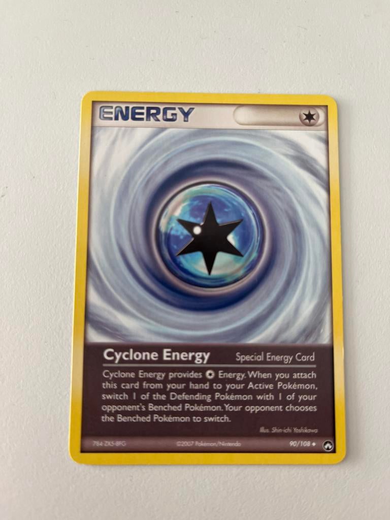 Pokémon Cyclone Energy Kaart 90/108 (2007), Ophalen of Verzenden, Zo goed als nieuw, Losse kaart