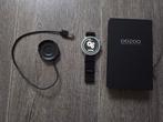 Smartwatch Oozo zilver / zwart kleurig, Ophalen of Verzenden, Zo goed als nieuw, Oozoo, Android
