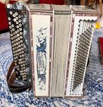 Zeldzame Vintage SCANDALLI Accordeon – met Parelmoer, Muziek en Instrumenten, Accordeons, Ophalen, Gebruikt, Scandalli, Met koffer