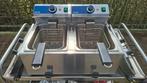 Catertech Electrische dubbele Frituurpan 2x 8L Met Tapkraan., Witgoed en Apparatuur, Frituurpannen, Ophalen, 4 liter of meer, .