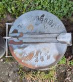 Zinken vuilnisbak vuilisemmer prullenbak, Ophalen, Minder dan 50 cm