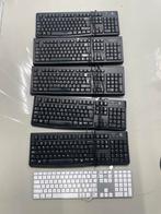 Diverse bedrade QWERTY toetsenborden (Logitech, HP, Apple), Computers en Software, Toetsenborden, Ophalen of Verzenden, Qwerty