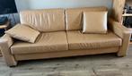 Zeer mooie leren  3-sits bank I.Z.G.ST!!!, Huis en Inrichting, Ophalen, Driepersoons, Zo goed als nieuw, Rechte bank
