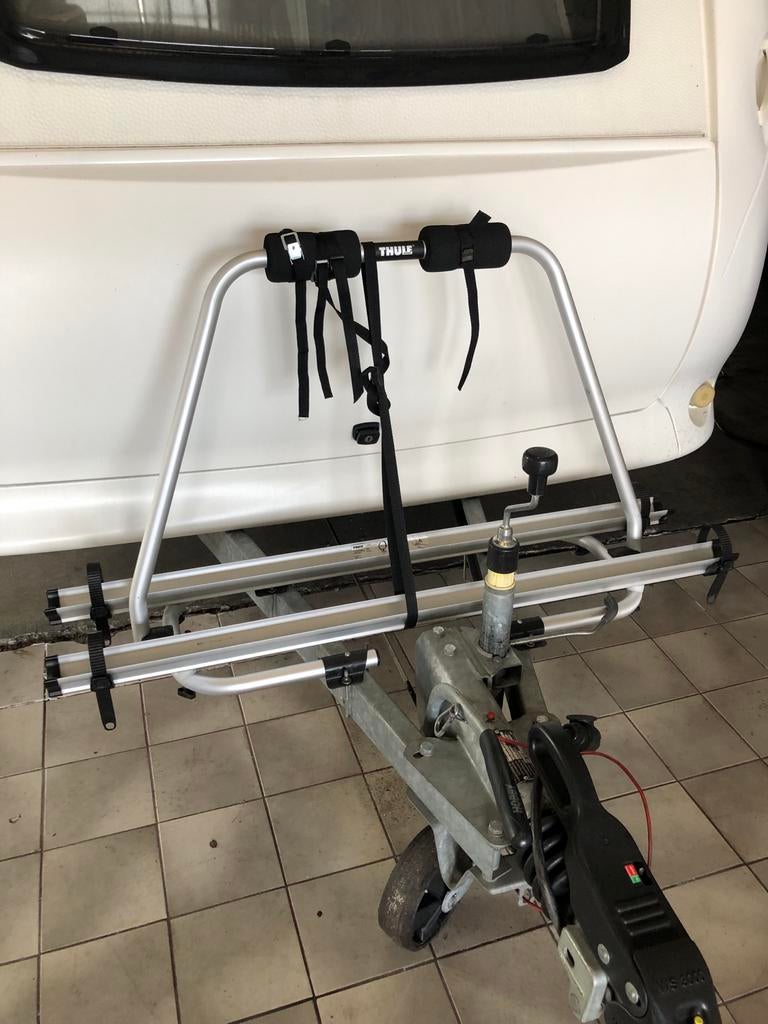 Thule Caravan Light fietsendrager voor 2 fietsen, Ophalen, 2 fietsen, Zo goed als nieuw, Trekhaakdrager