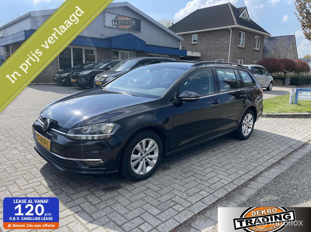 VW Golf 7.5 Variant 1.0 TSI Comfortline Business, Auto's, 1195 kg, Gebruikt, Euro 6, Zwart